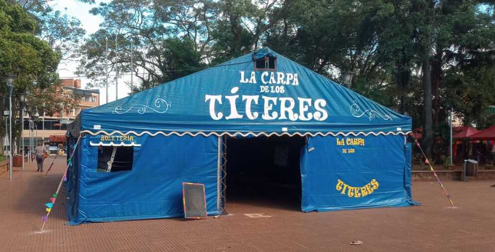 La Carpa de los Títeres en las vacaciones eldoradenses